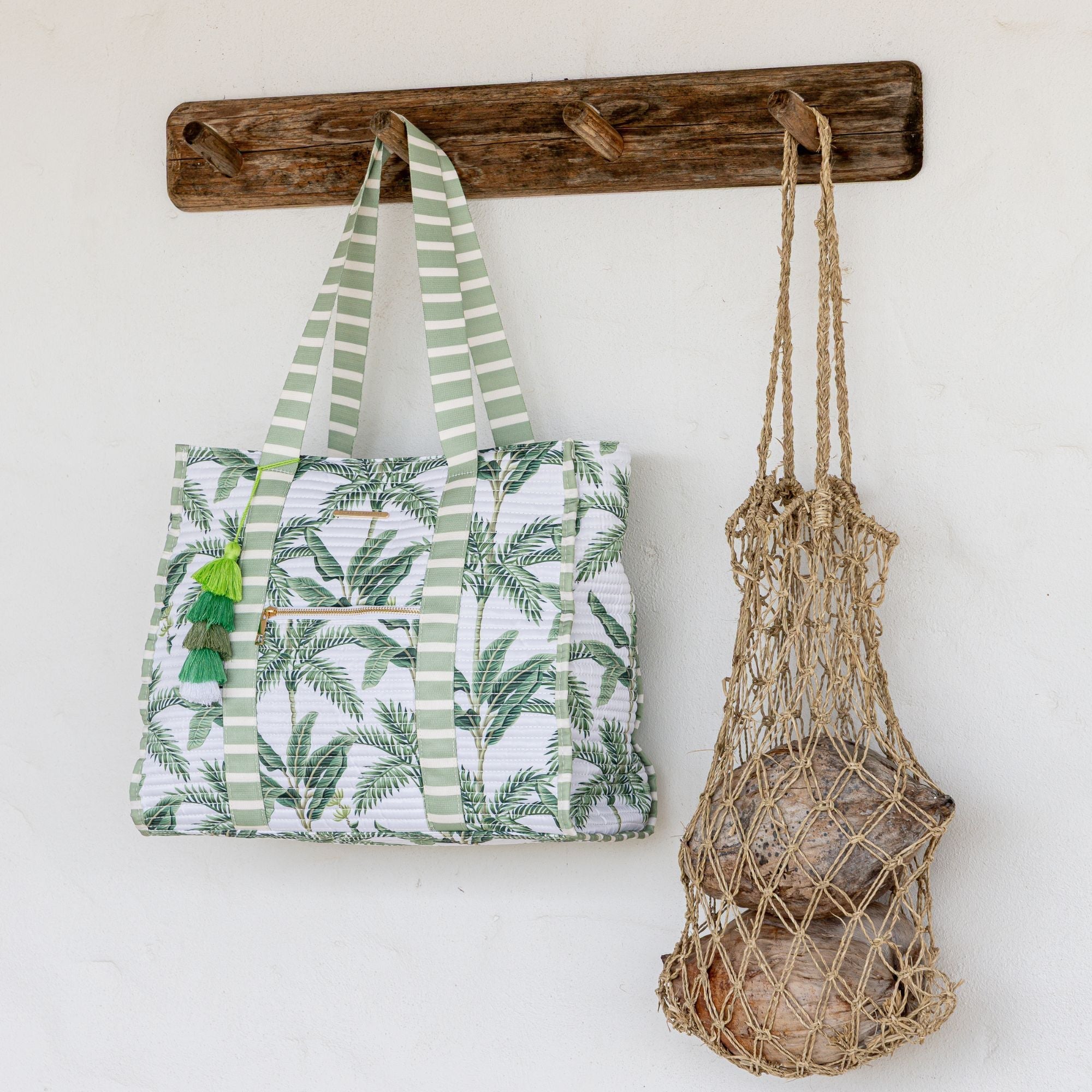 Striped Beach Bag-Sumatra