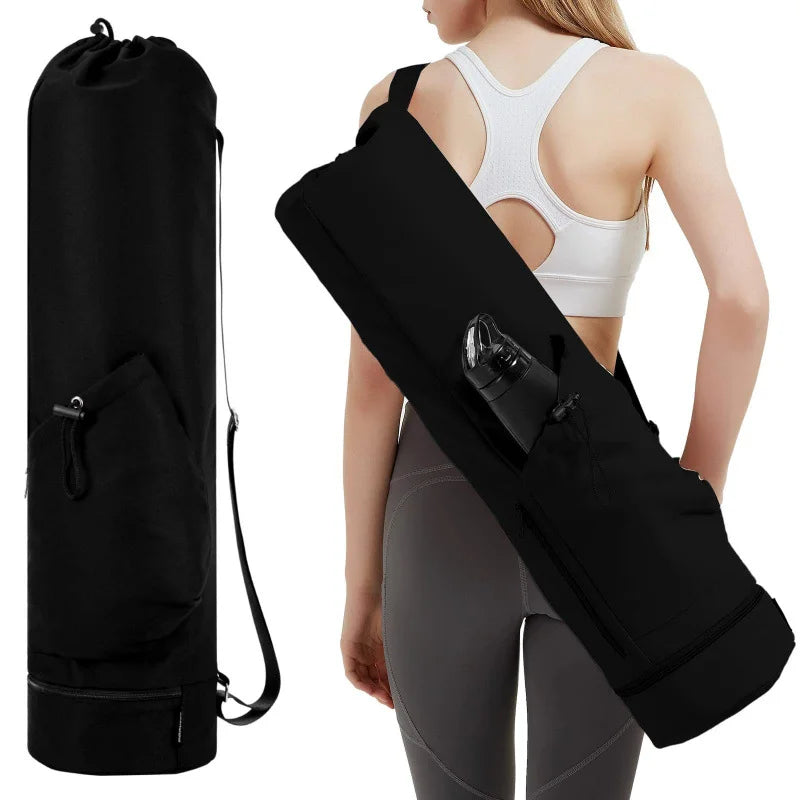 Yoga Mat Bag with Water Bottle Pocket & Wet Storage – Multi-Functional Carrier for Gym, Pilates & Fitness
